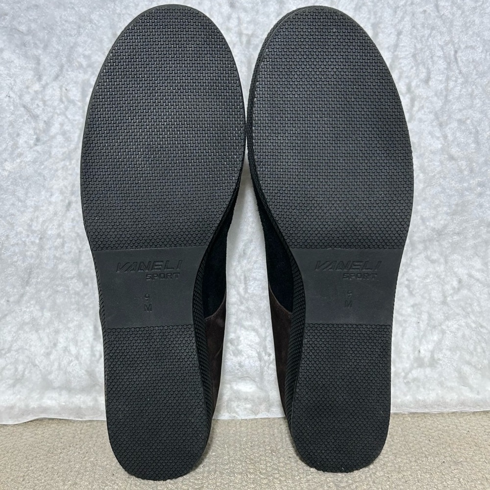 Vaneli Womens Grey/Black Suede Wedge Comfort Casual Walking Shoes SZ US 9M - Picture 8 of 12